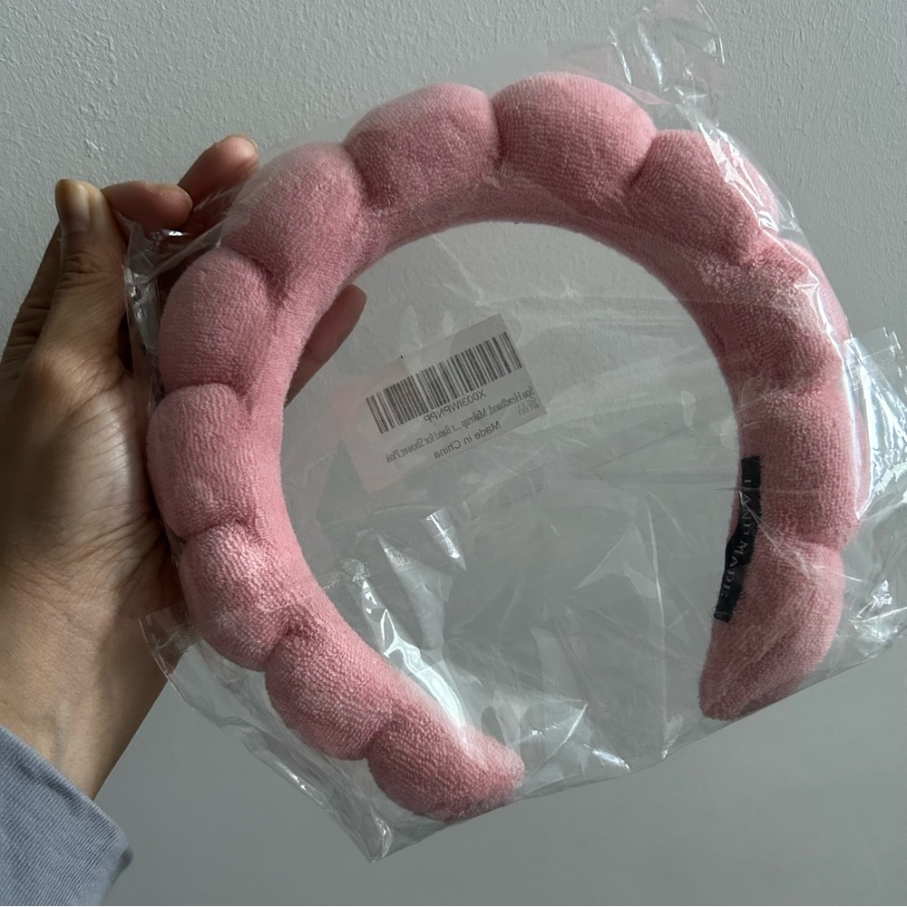 PINK Spa Soft Puffy Headband